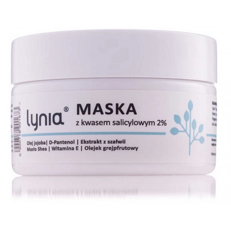 Maska z kwasem salicylowym 2% - Lynia | SkinWisdom.pl